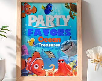 Poster dei favori di Alla ricerca di Nemo: segnaletica oceanica (download digitale) – FIN01