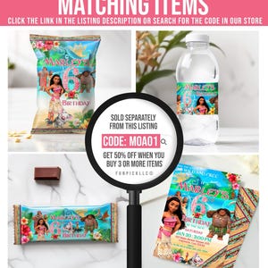 a set of items for a moan birthday party