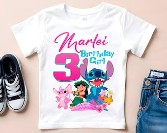 Lilo and Stitch Sublimation Design: Stitch birthday girl shirt (Digital Download) – LYS01