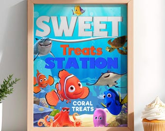 Finding Nemo Sweets Poster: Ocean Signage (Digital Download) – FIN01