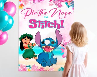 Lilo och Stitch Pin the Tail: Stitch födelsedagsspel (digital nedladdning) – LYS01