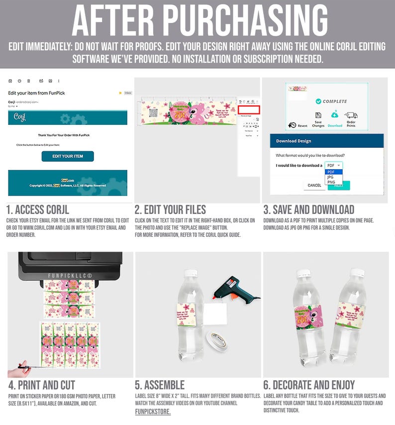 the instructions for how to use a printer