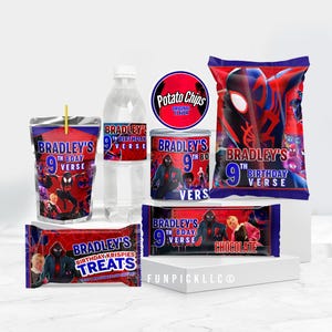 Spider Birthday Bundle: Spiderman Kit, Set of 6 (Digital Download) – SPD02