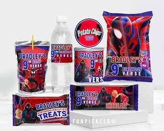 Spider Birthday Bundle: Spiderman Kit, Set of 6 (Digital Download) – SPD02