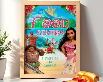 Moana Food Poster: Maui Signage (Digital Download) – MOA01