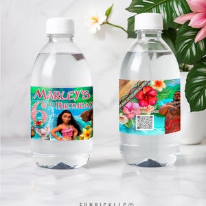 a bottle of water with a picture of a woman on it