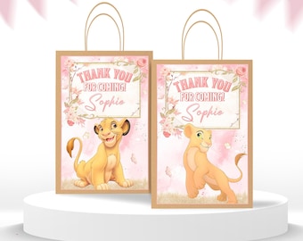 Lion King Birthday Bag Label: Nala Sticker (Digital Download) – LKG01