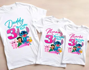 Lilo and Stitch Sublimation Designs: Stitch birthday Family shirts (Digital Download) – LYS01
