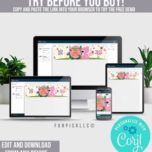 a computer, tablet, and phone sitting on a desk