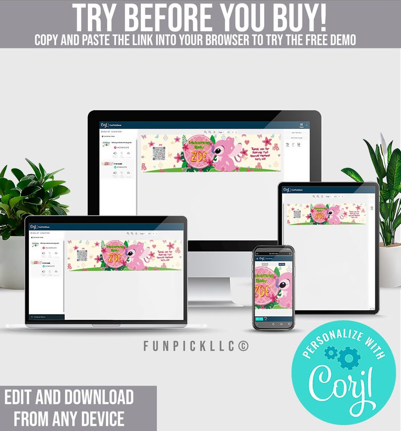 a computer, tablet, and phone sitting on a desk