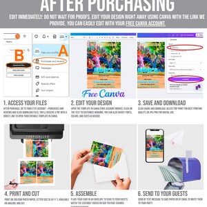 Zootopia Zoo Party Invitation: Zootropolis Card template (Digital Download) – ZO02 Bild 7