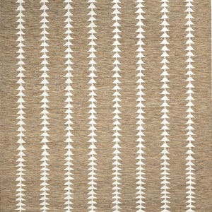 Gold Abrush Kilim Wool Rug 6x9, Black Geometric Line Rug, Modern Minimalist Area Rug, Contemporary Living Room Designer Carpet