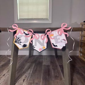 Adorno para tarta de primer cumpleaños espeluznante, bonito accesorio para fotos, adorno para tarta de cumpleaños de Halloween para niños, decoración espeluznante para fiesta de primer cumpleaños.