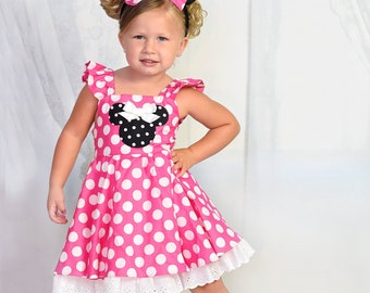 Minnie Mouse Smock - Etsy