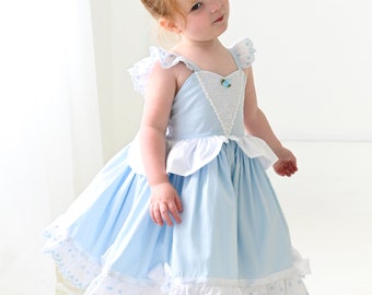 Cinderella Tea length dress for babies and toddlers