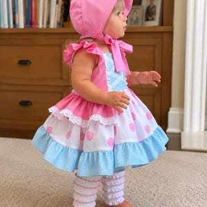 Baby Infant Bo Peep Fairytale Storybook Costume, 3 Piece Set