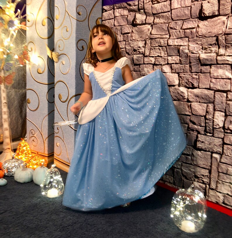 cinderella in her ball gown