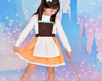 girls apron Cinderella work apron