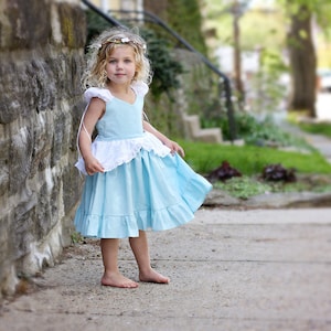 Cinderella cotton and eyelet play dress