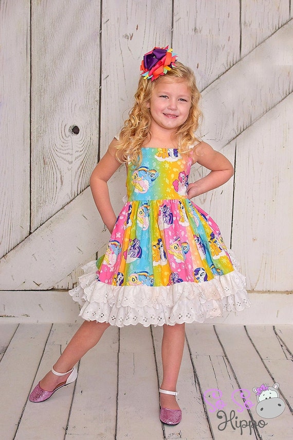 my little pony party dress My Little Pony Rainbow Party Dress Size 24m/2t