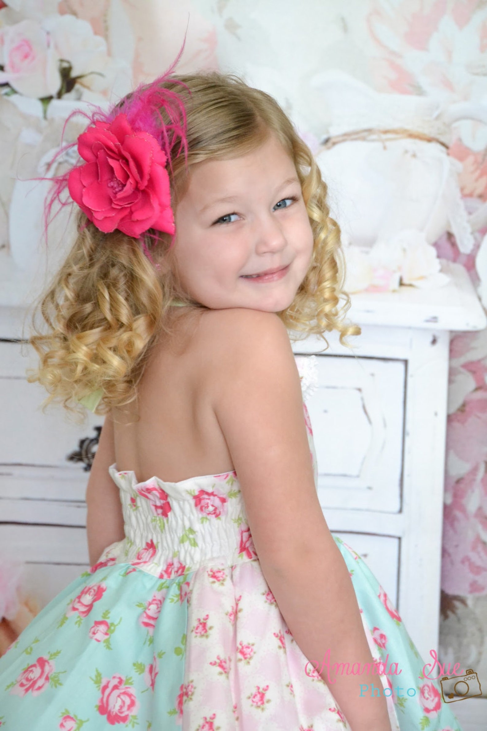 Cottage Garden girls dress flower girl Etsy