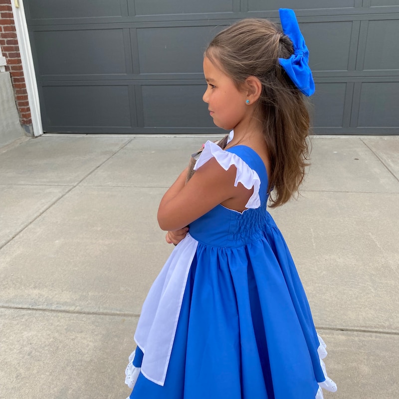 Belle Blue Dress Etsy