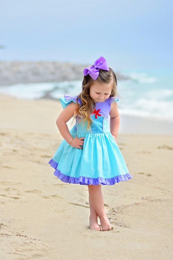 Ariel Little Mermaid Dress Etsy