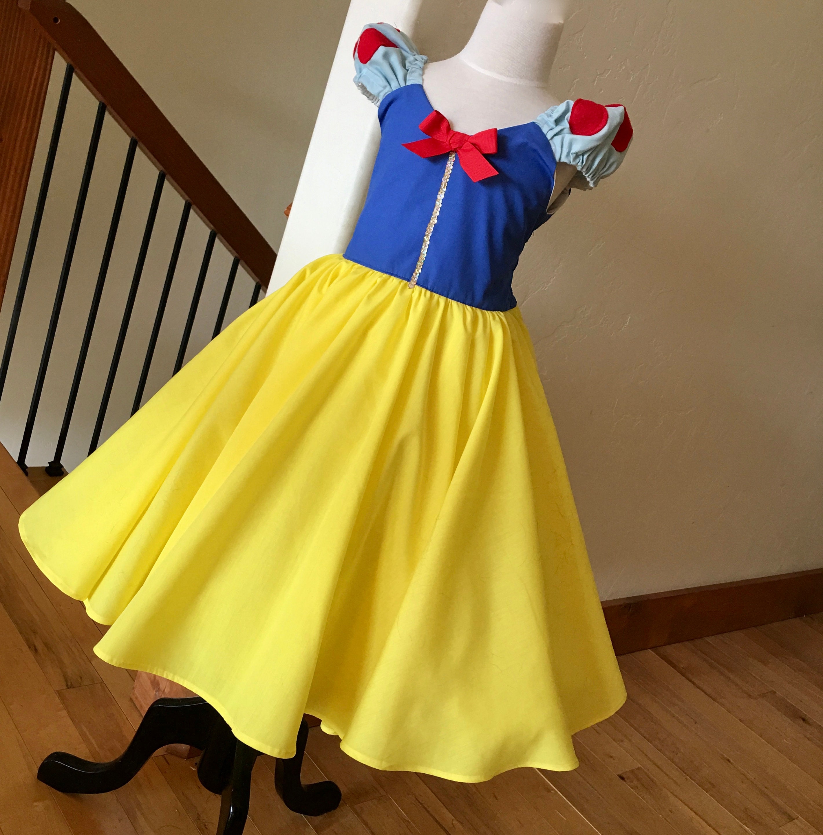 Snow White Dress Ankle Length With Built in Pettiskirts - Etsy