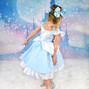 Cinderella dress with built in underskirt