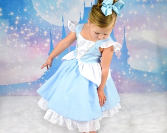 The perfect Cinderella dress with built in underskirt