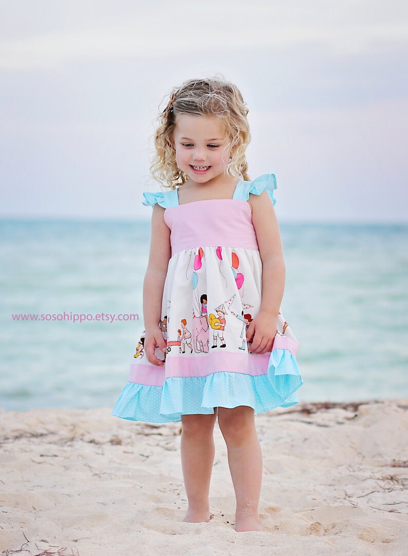 Audrey's Playdate Girls Flutter Sleeve Dress image 5