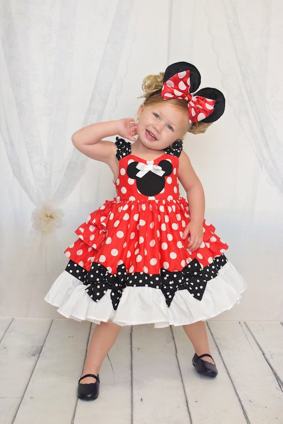Minnie mouse deals dress etsy