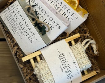 Handmade Goat Milk Soap Set | Artisan Gift Box for Her
