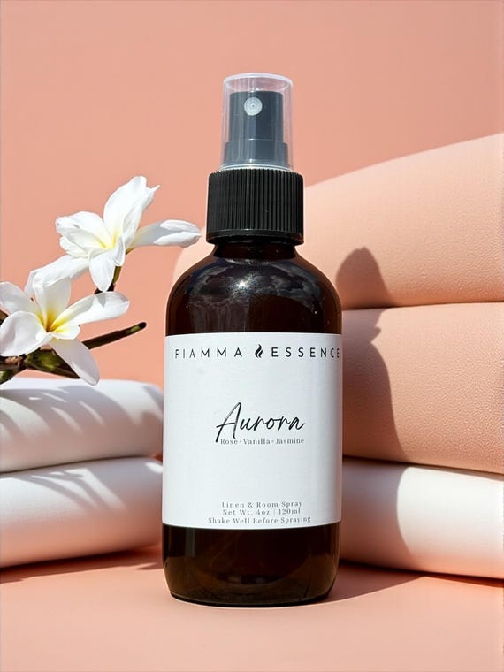 Room Spray–Natural Air Freshener |Long-Lasting -Non-Toxic |Rose-Vanilla-Jasmine fragance | Handmade| Phthalate-Free|Home Fragrance Mist