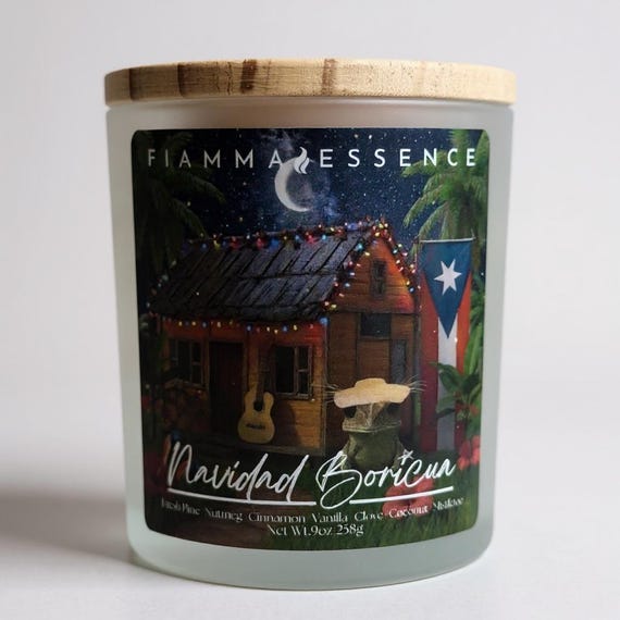 Navidad Boricua Soy Candle – Puerto Rican Christmas Scent