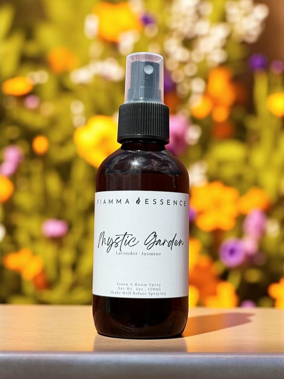 Mystic Garden Room Spray: Lavender Jasmine, Natural Air Freshener