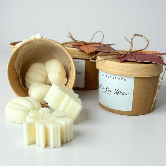 Pumpkin Spice Soy Wax Melts: Autumn Home Fragrance, 6oz