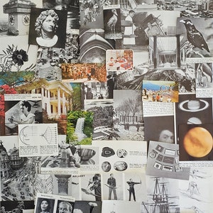 May include: A collage of vintage postcards featuring a variety of subjects, including architecture, landscapes, and people. The postcards are in black and white and have a vintage aesthetic.