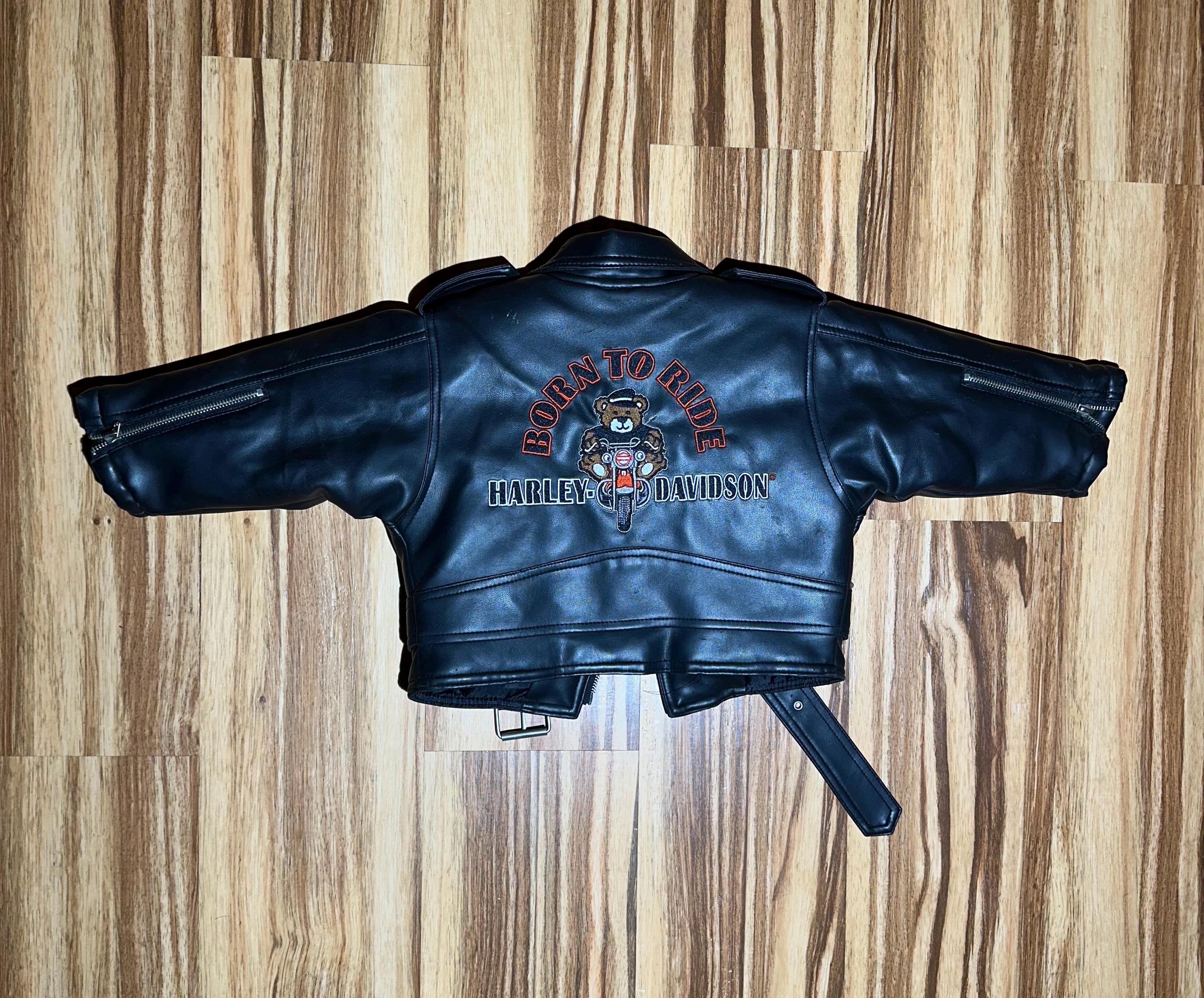 90s Harley Jacket - Etsy