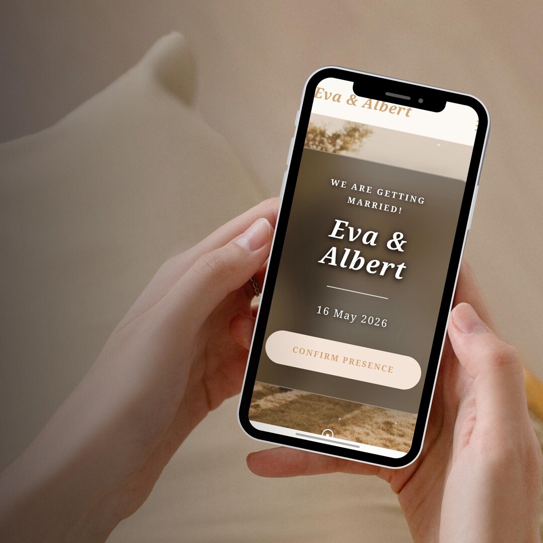 Custom Built Invitation Website With RSVP, Personalized Guest Links ...