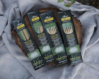 Clover Breien Bamboe Naald Fluwelen Breinaalden 5 inch Premium Bamboe Breinaald 13 cm
