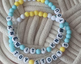 I Knew It I Knew You Inspired Bracelet | Tay Story | Toy Story 5 Bracelet Set | Taylor Swift