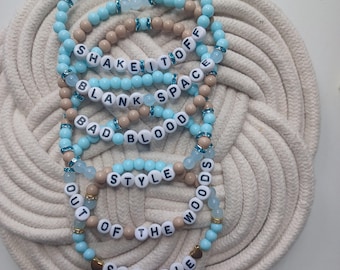 1989 Era Taylor Swift Bracelet Set | Swiftie Friendship Jewelry