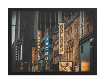 Times Square Broadway Show #3 Paper-sculpture 3D Framed Art - Etsy