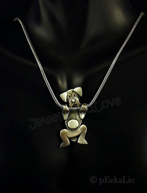 Boxer Necklace / Sterling Silver Dog/pet Boxer Necklace Ruby Etsy UK