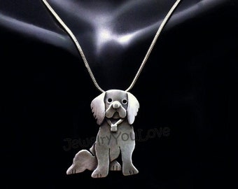 Sterling Silver Dog/Pet/ Cavalier King Charles Spaniel - Charlie