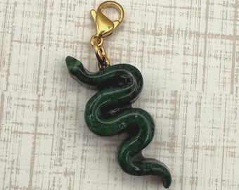 Snake Charm Keychain | Reputation Era Gift | Handmade Clay Swiftie Charm | Bag Accessory