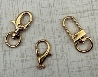 Spring Ring Clasp | Replacement or Add-On Hardware | Modular Charm Accessory