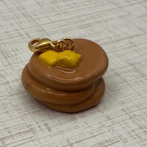 Pancake Stack Charm | Handmade Breakfast Charm | Build Your Own Keychain Add-On