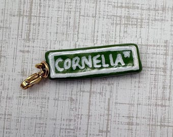 Cornelia Street Charm | Lover Era Inspired Bag Charm | Eras Music Keychain Charm | Swiftie Gift